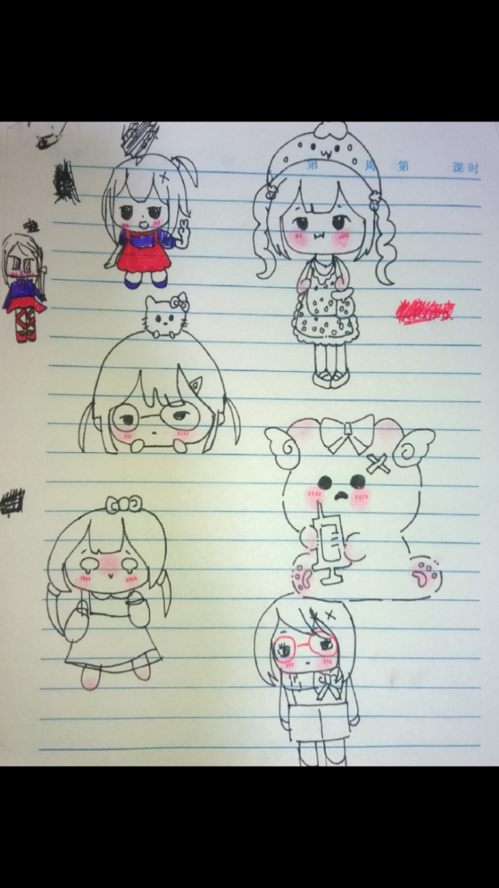 动漫卡通画,可爱