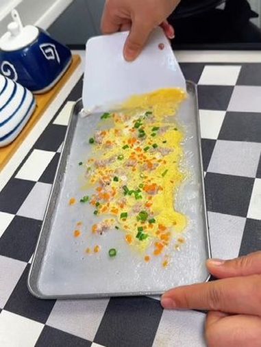 多功能肠粉盘 不锈钢家用肠粉蒸盘,凉皮盘,长方形平底托盘,广东肠粉工具套装 肠粉 肠粉工具