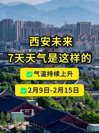气温逐步升高!西安未来7天天气是这样的~ #过年天气 #天气预报 #西安天气 #西安本周天