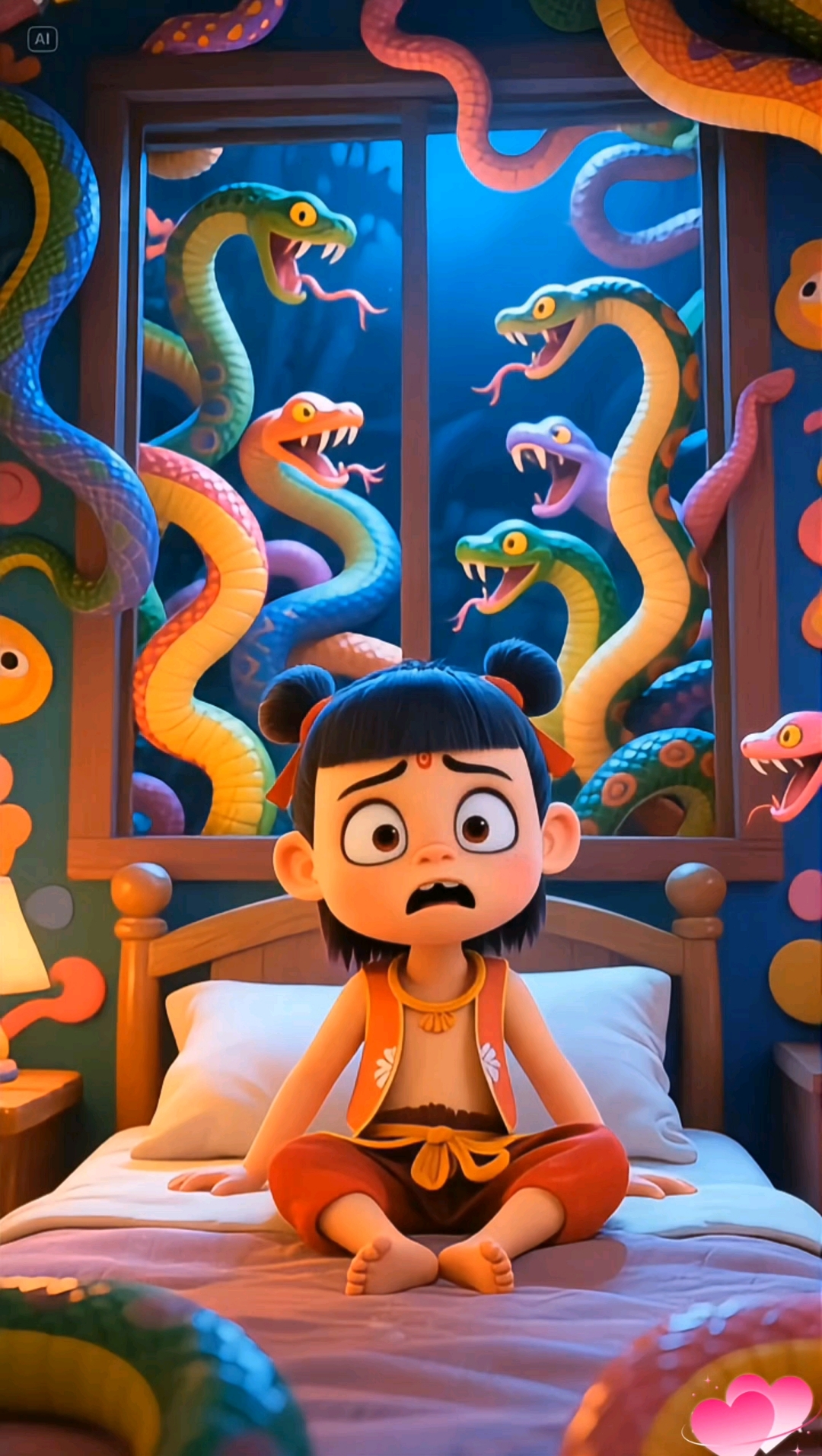 哪吒敖丙大战蛇怪