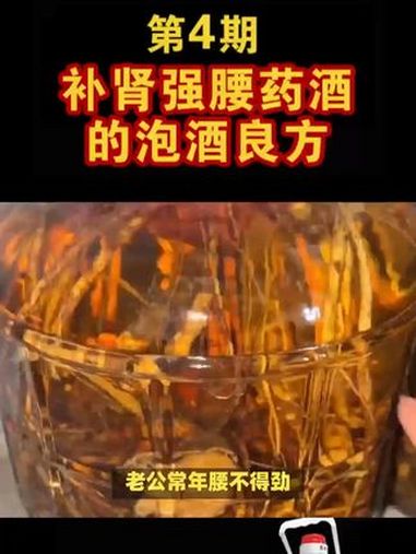 补肾强腰药酒泡酒配方来了 老公常年腰不得劲,来试试补肾强腰药酒,采用仙茅、仙灵脾、杜仲、续