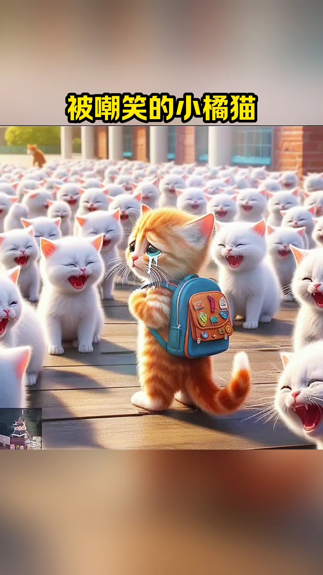 被嘲笑的小橘猫!