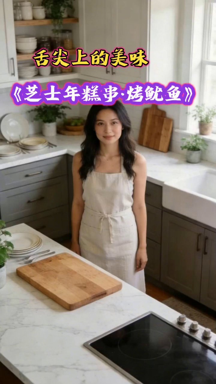 芝士年糕烤鱿鱼串治愈食谱