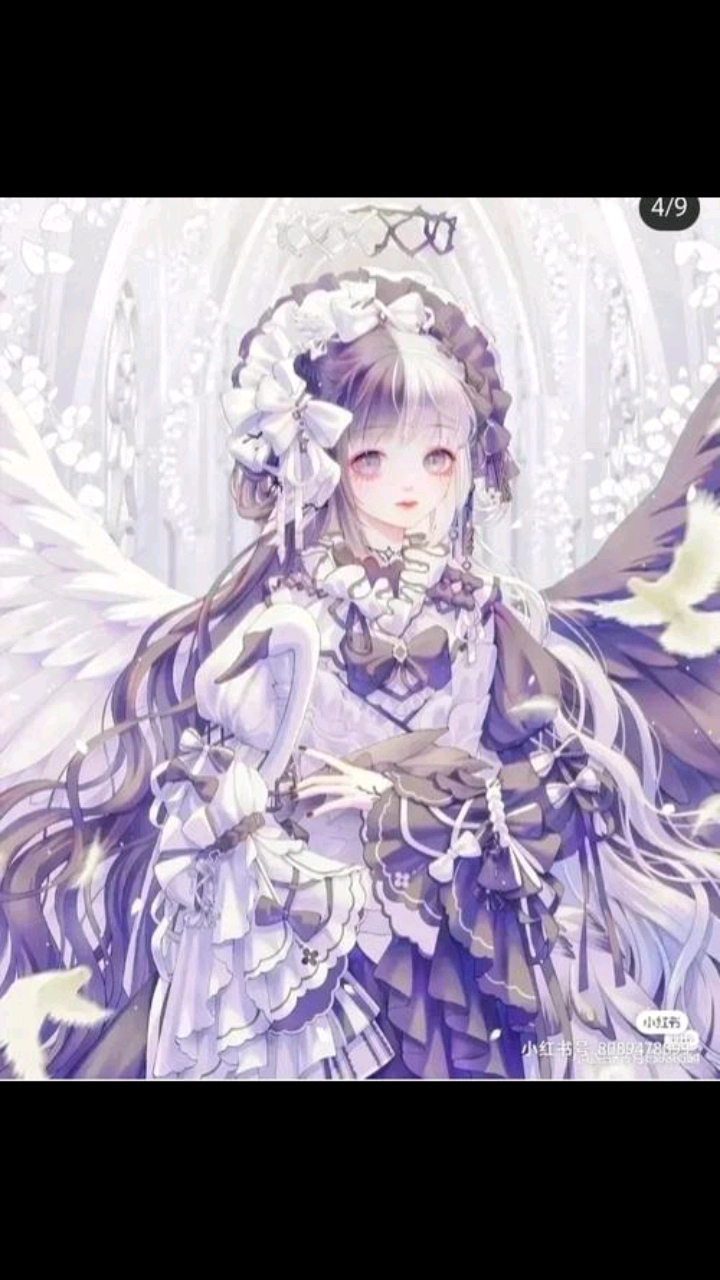 女生头像紫色系。