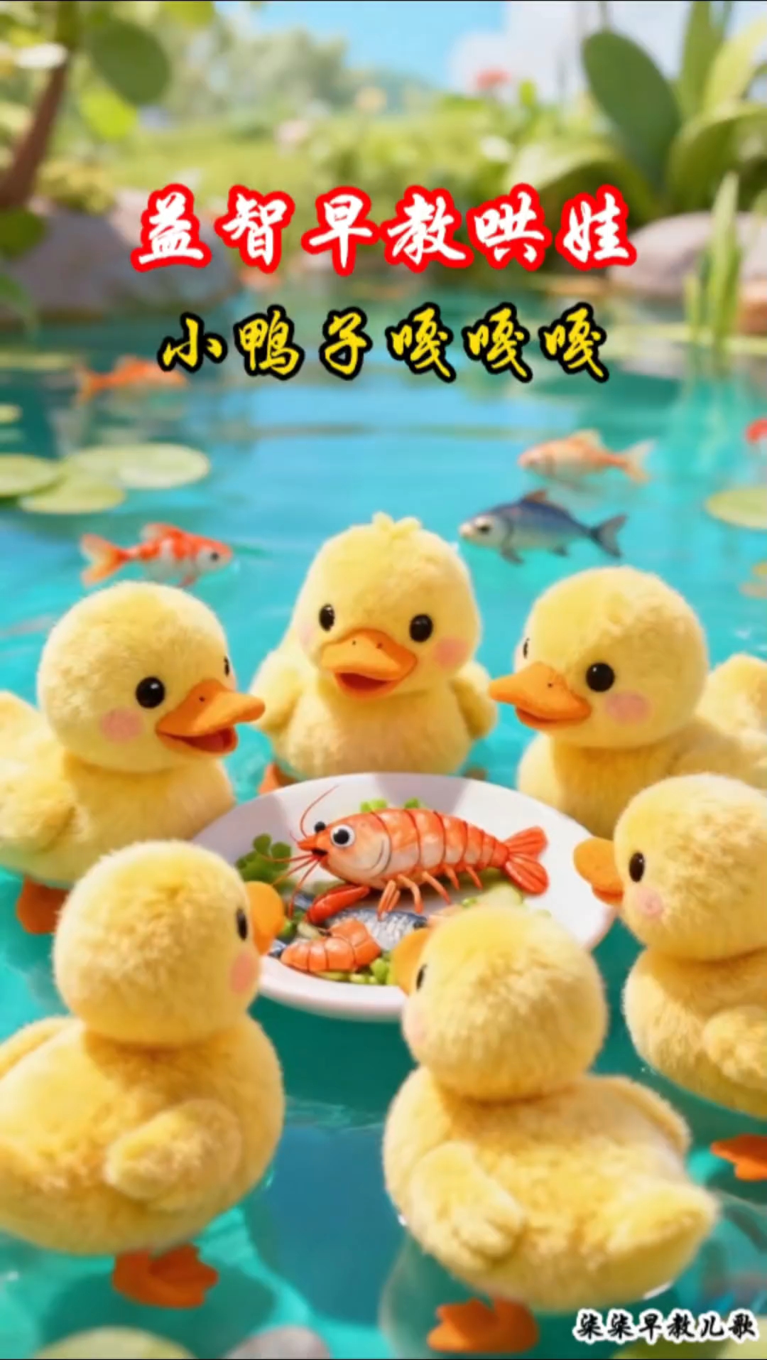 早教启蒙儿歌《小鸭嘎嘎嘎》适合低龄儿童歌曲，温馨治愈