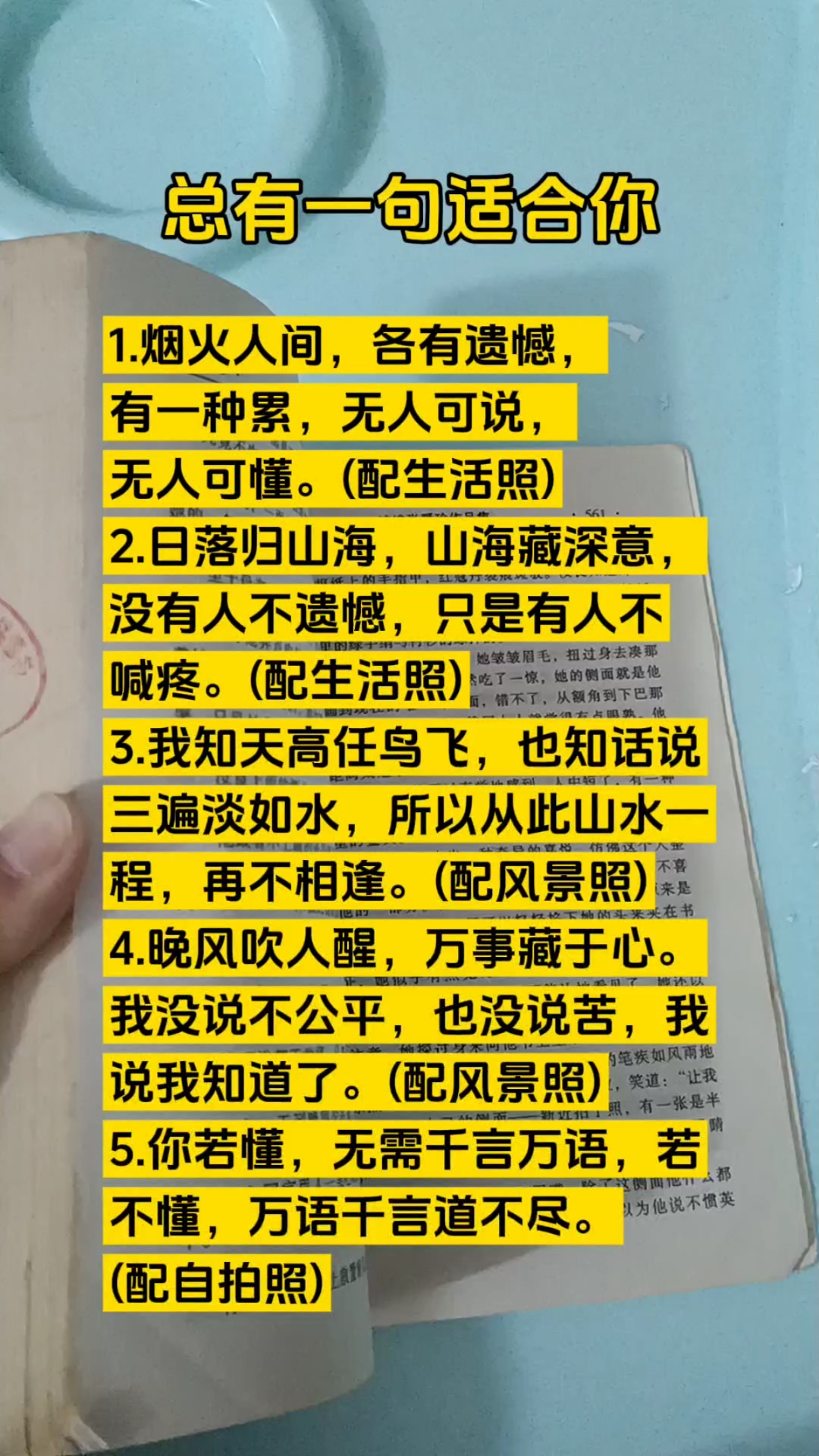 发圈文案总有一句适合你