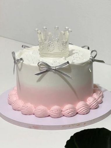 生日蛋糕裱花教程 仙妮贝儿水晶糖皇冠 人气蛋糕推荐 蛋糕烘焙教学 仙妮贝儿