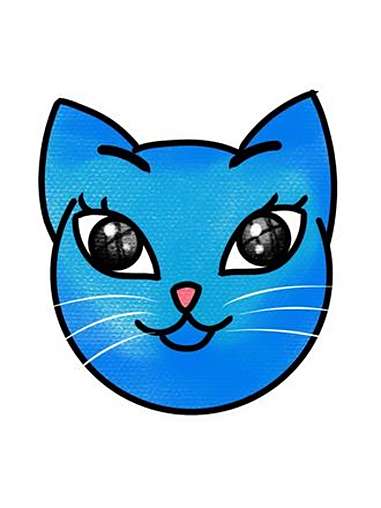猫咪蓝豆:“你可以拥有我吗?” 灵魂画手 画画 蓝豆 简笔画 表情包