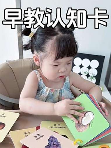 适合0-3岁宝宝的早教认知卡片，看图认识水果、蔬菜 动物 等事物早教卡片，里面认知内容很齐