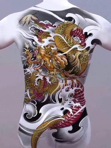 首页有看作品链接 纹身手稿 龙纹身 满背纹身 大连纹身 纹身设计