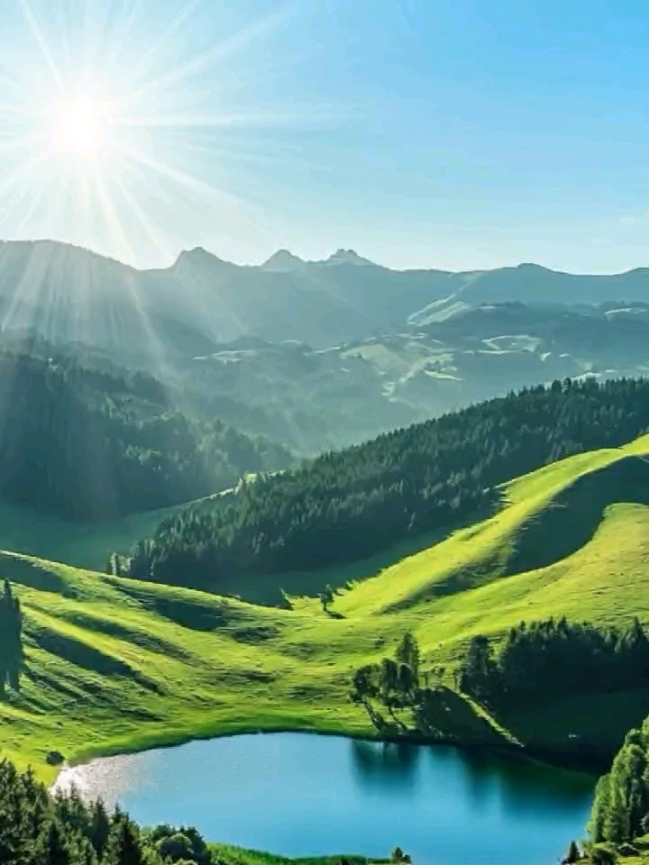 超高能量头像招财,好人缘,聚宝盆(日光版)山水相靠