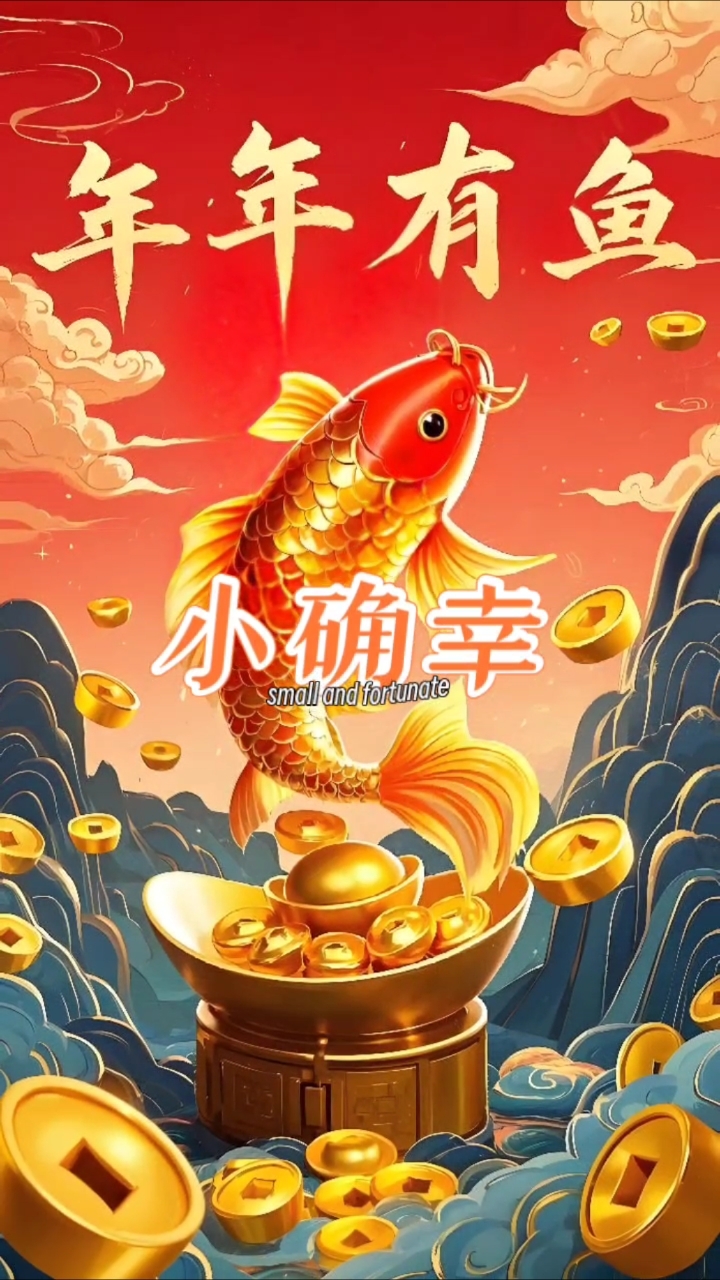 精美壁纸年年有鱼