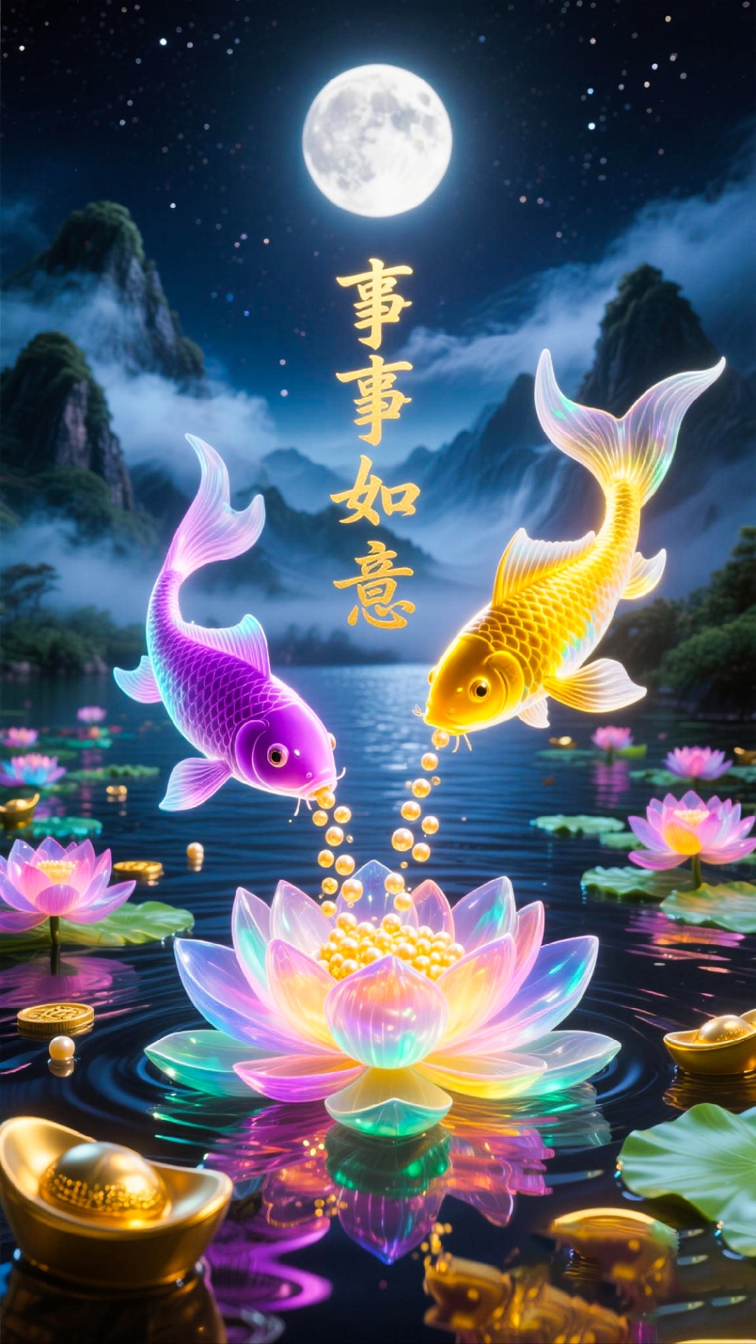 好漂亮锦鲤,见者全家,婚姻幸福,一切顺利,事业蒸蒸日上。