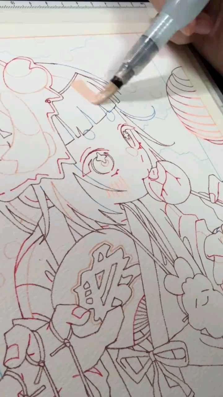 手绘动漫人物