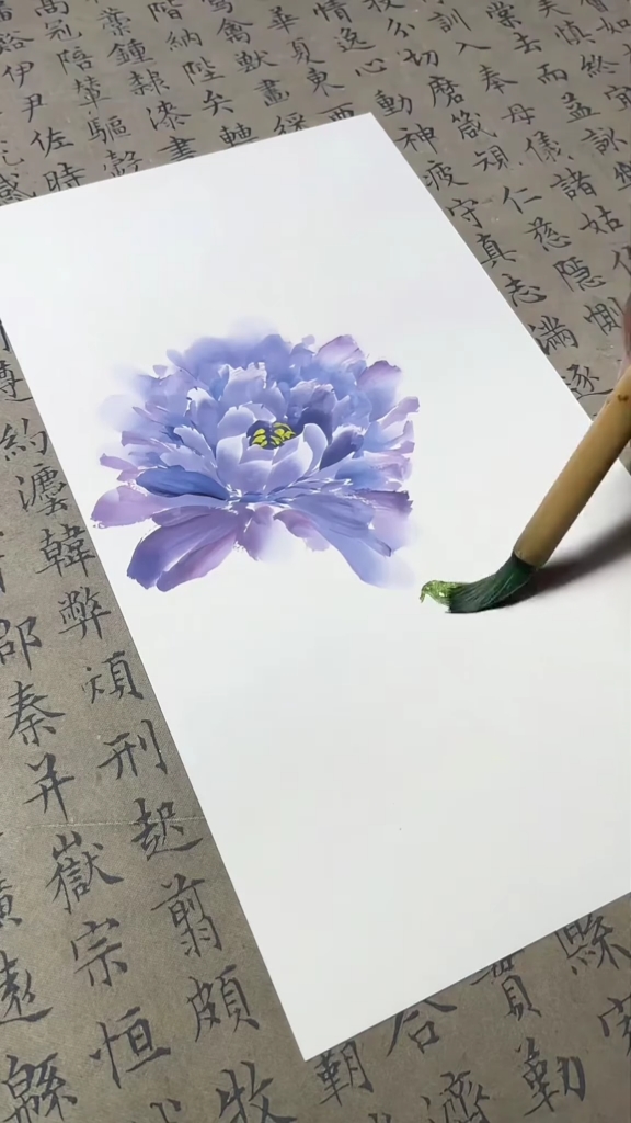 国画牡丹绘画教程