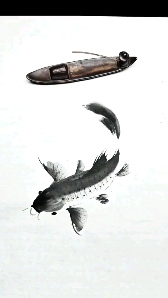 国画鱼绘画教程