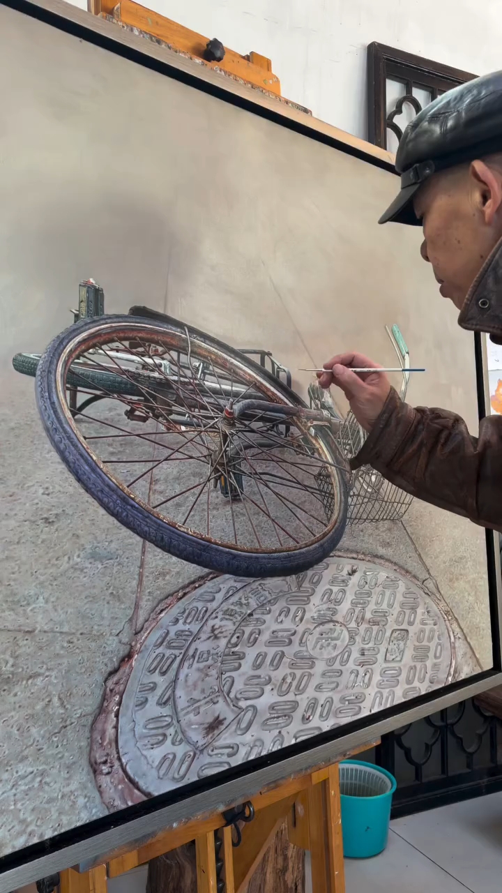 超写实油画作品
