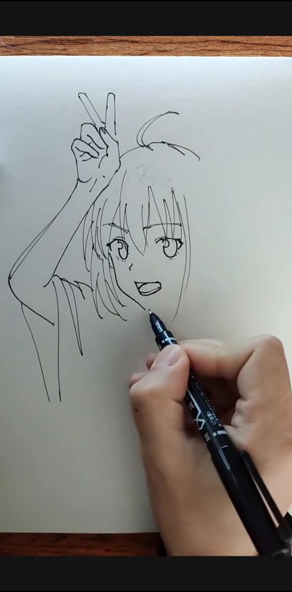 手绘动漫人物