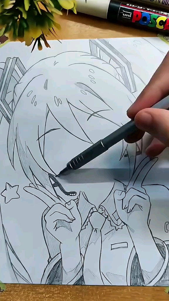 如何画动漫人物脸部