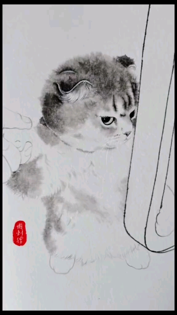 国画教程:如何画猫