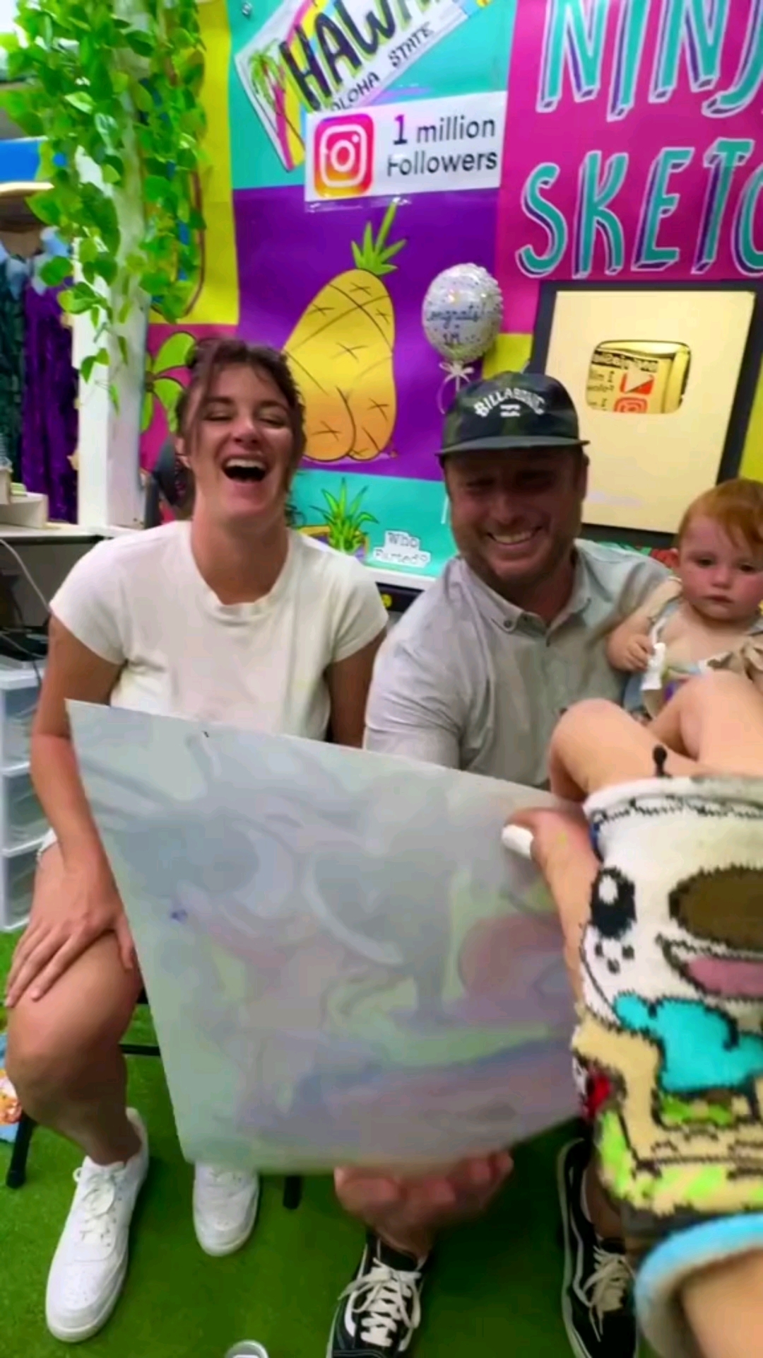 给一家三口画漫画，全家笑哈哈！