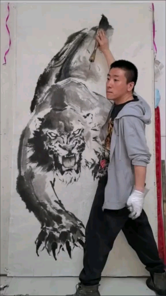中国画虎高手