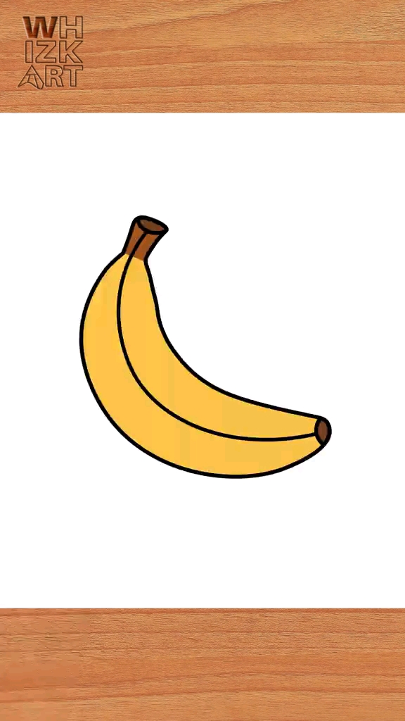 香蕉简笔画教程