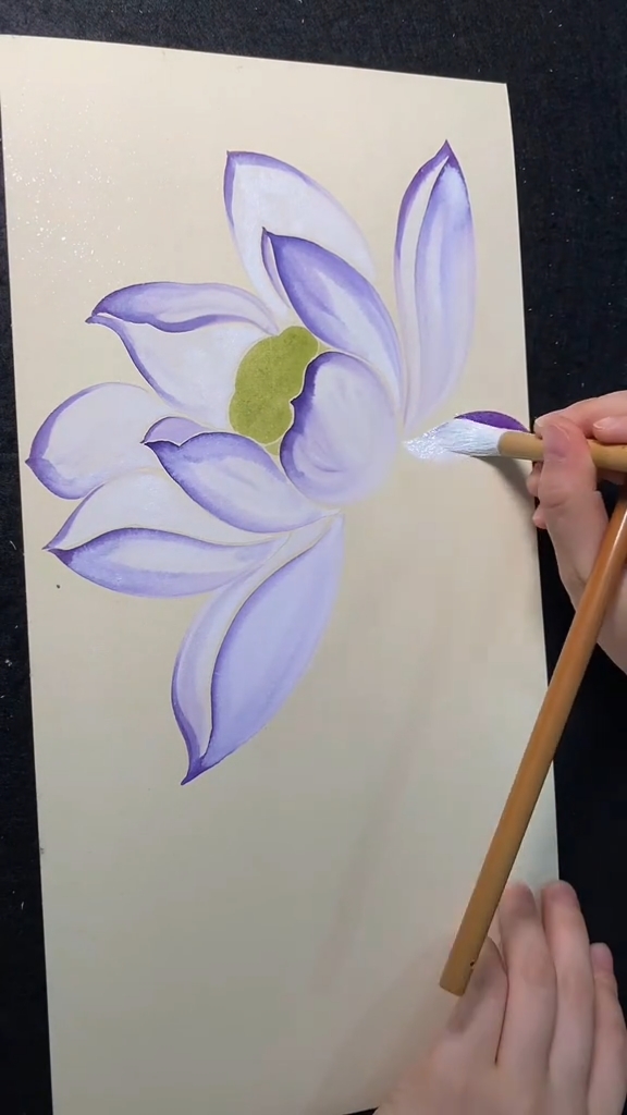 国画荷花绘画教程