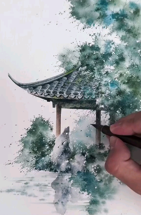水彩风景画绘画教程