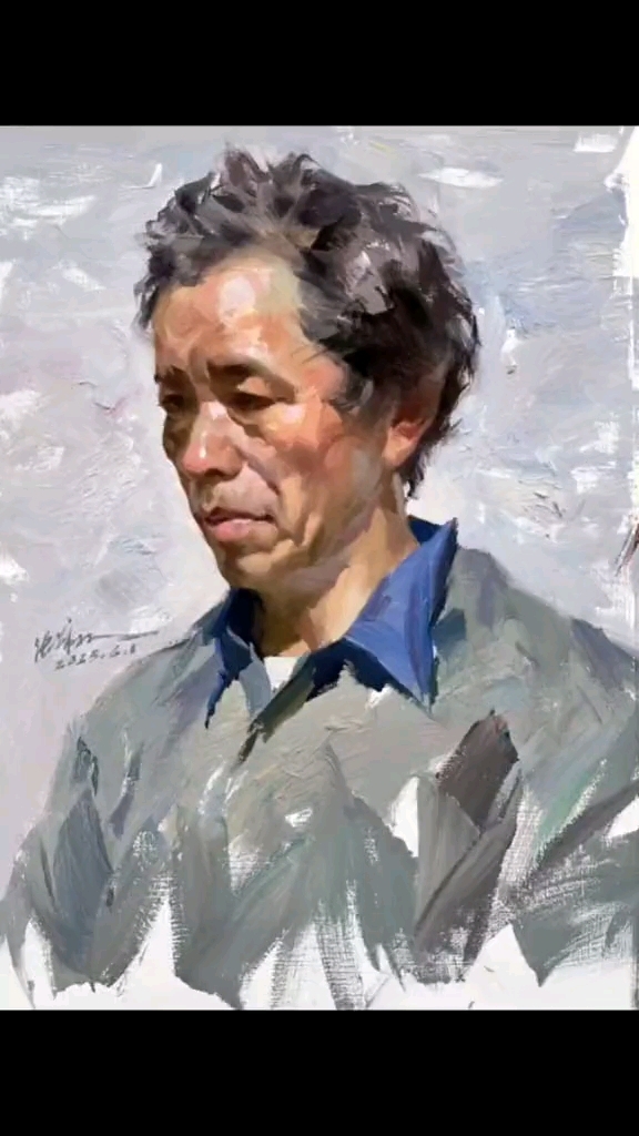 教你如何画人物油画