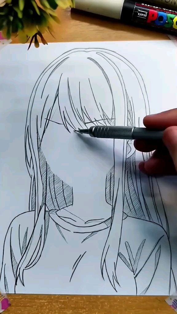 动漫人物脸部绘画教程