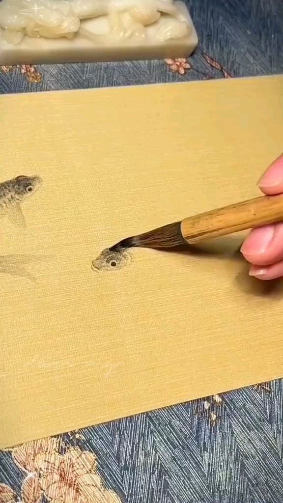 国画教程:如何画鱼