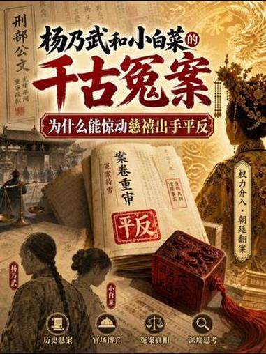 杨乃武和小白菜的千古冤案 为什么能惊动慈禧出手平反 #中国历史 #杨乃武与小白菜 #慈禧太