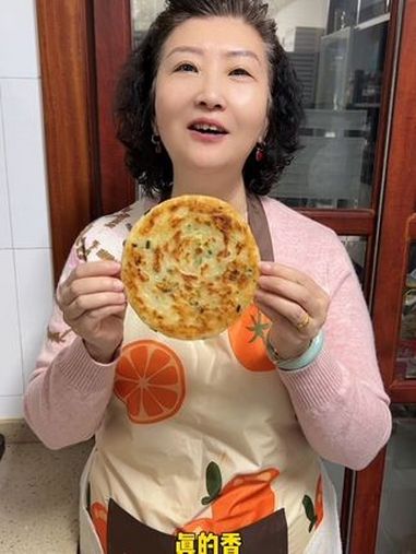 老上海葱油饼 好吃到停不下来 地方特色美食 早餐吃什么
