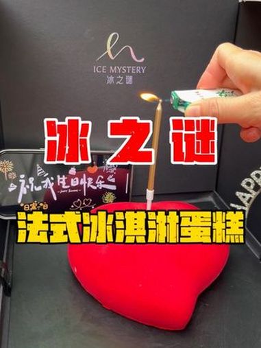 颜值好高啊,送给女朋友她应该很高兴吧 冰之谜 冰之谜法式冰淇淋蛋糕 冰淇淋蛋糕 送女生礼物