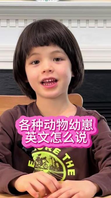 各种动物的幼崽英文怎么说 美国奶爸小博爸爸亲子英语#dou上热门 #英语口语 #亲子英语 