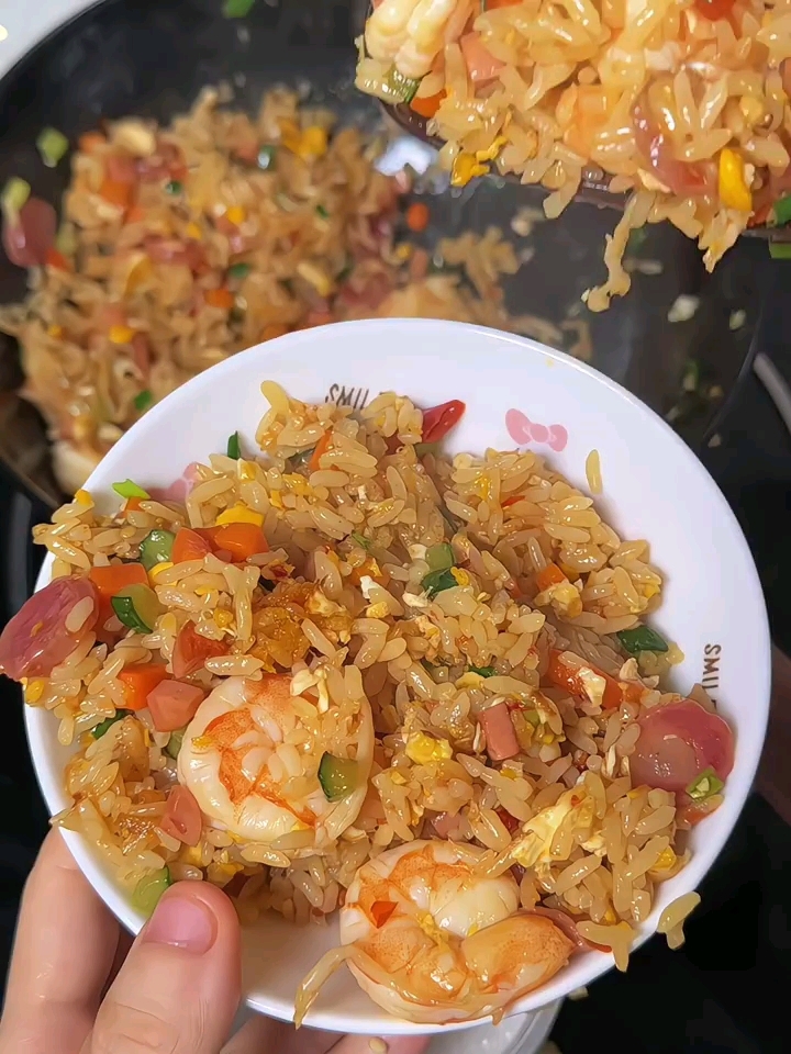 虾仁炒饭