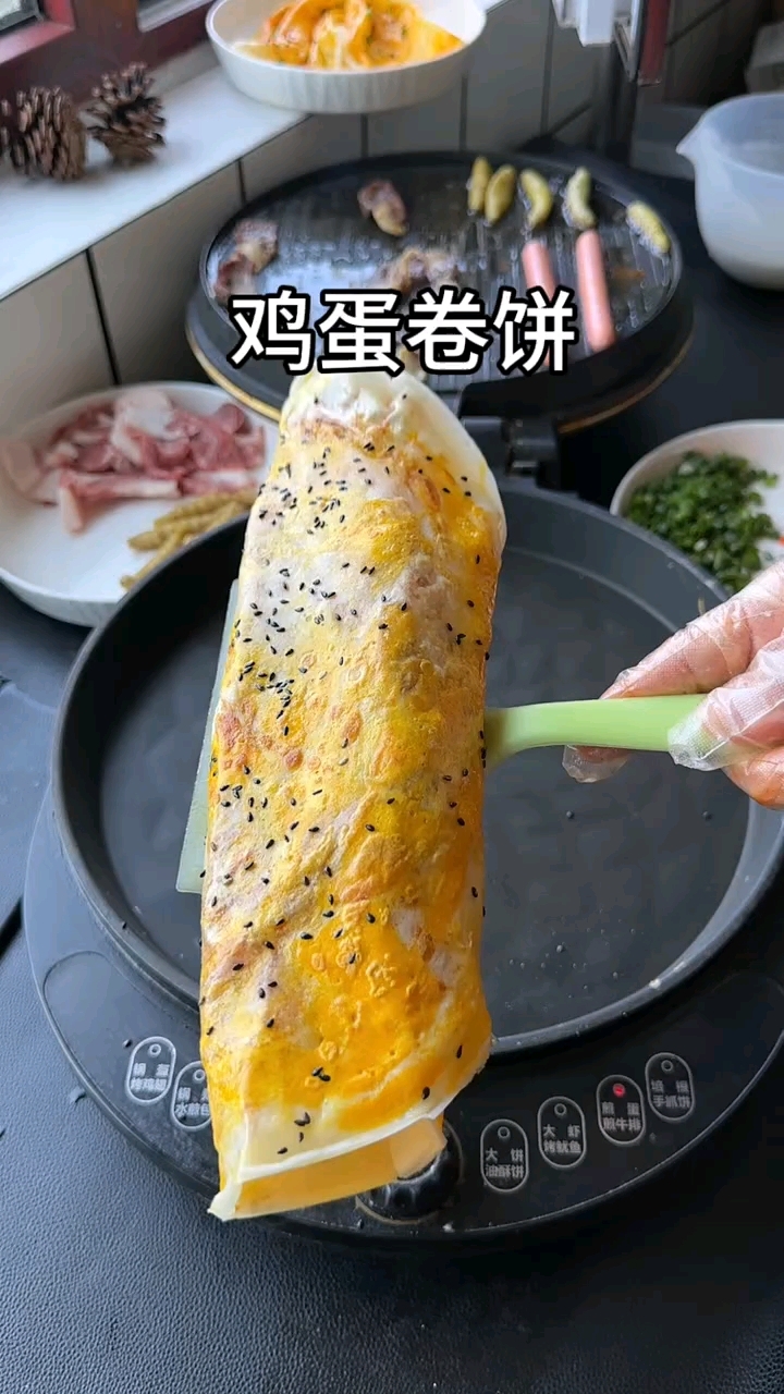 鸡蛋卷饼