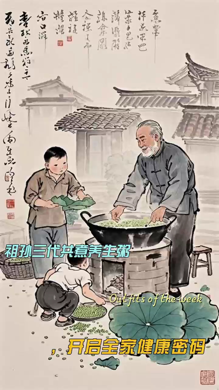 农家院的。养生粥