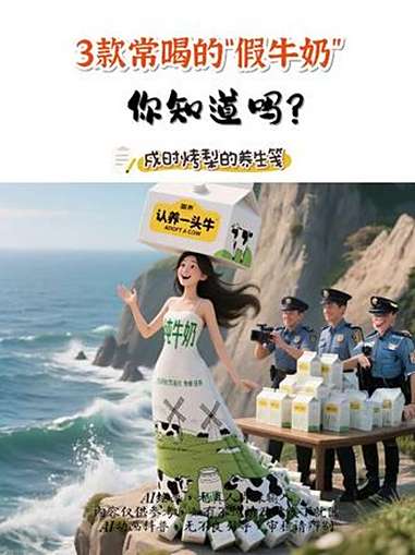 你常喝的牛奶是真的纯牛奶吗?这3款其实是饮料,90%的人都不知道 认养一头牛 纯牛奶 随时