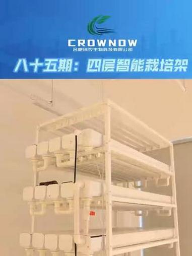创农四层智能栽培架 四层PVC水槽+专利排水设计,藻类滋生?不存在的!390μmol/s全