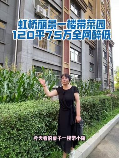 来研究养老房的,虹桥丽景小区生活太方便了,120平经典三居西边户1楼,知道我为啥偏偏拍这套