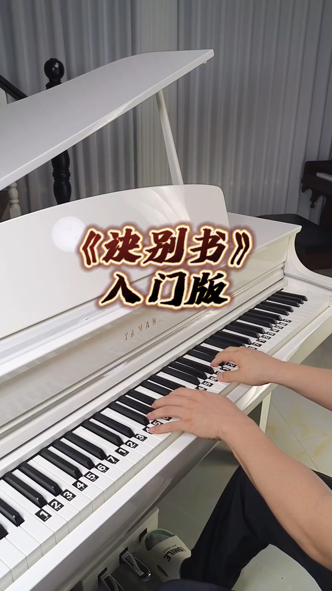 《诀别书》入门版双手简谱教学