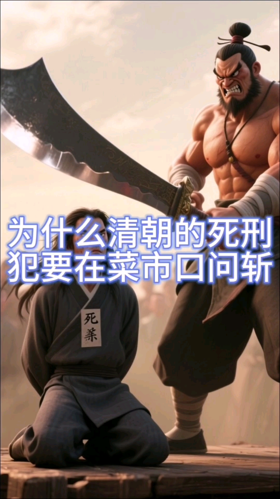 为什么清朝的死刑犯要在菜市口问斩?