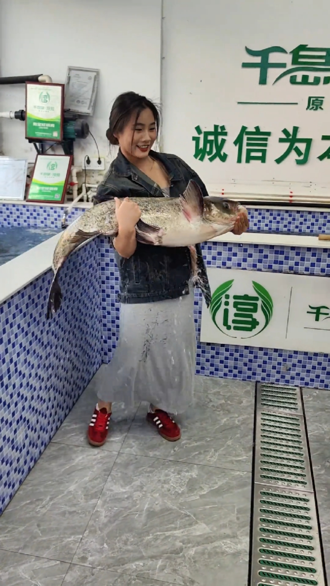 感恩一湖山水养育了这么优质的千岛湖淳牌有机鱼