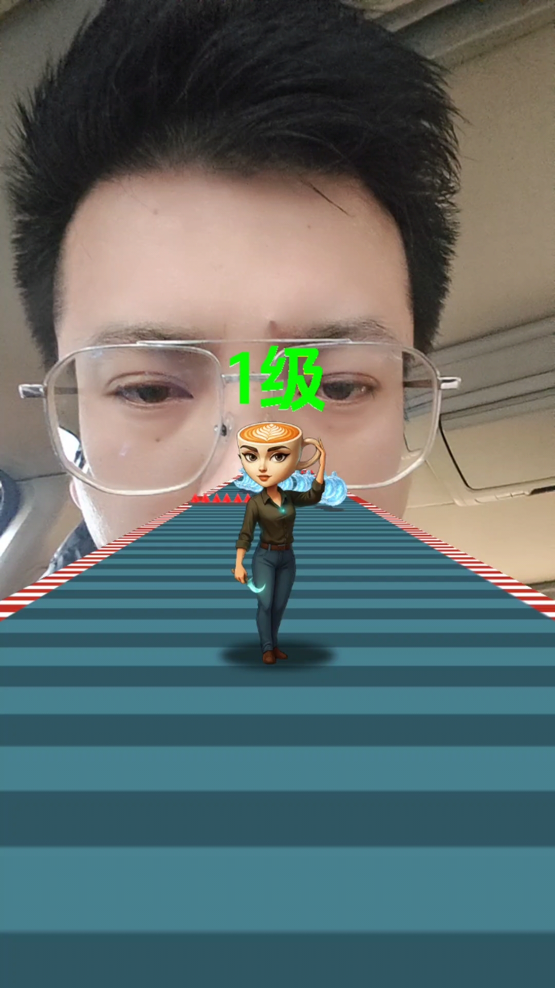 咖啡小姐挑战橘子肌肉男