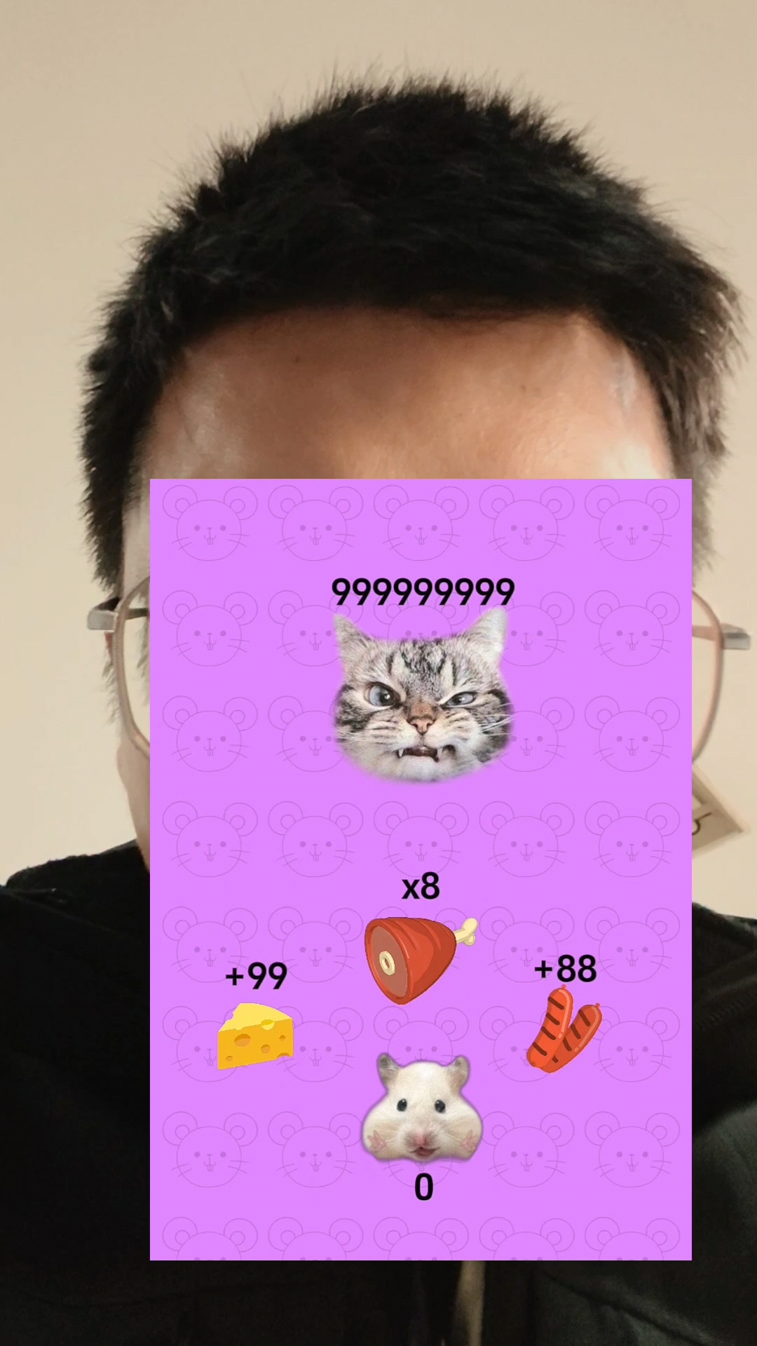 原来老鼠真的怕猫#猫咪表情包#