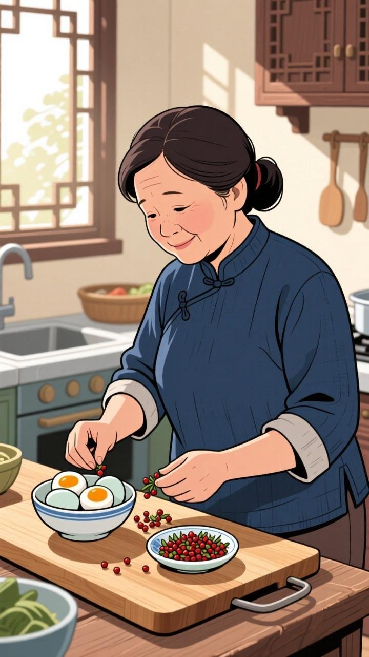 花椒蒸鹅蛋秘诀:七颗红花椒如何激发极致药效