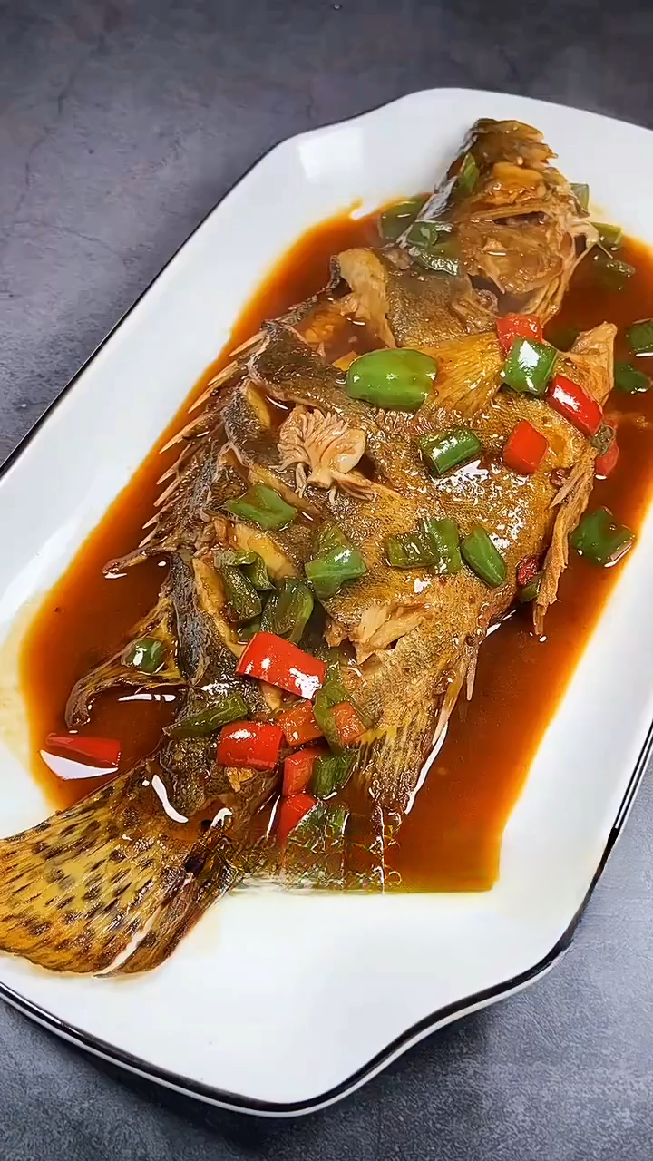 红烧桂鱼,这样做肉质鲜嫩味道美