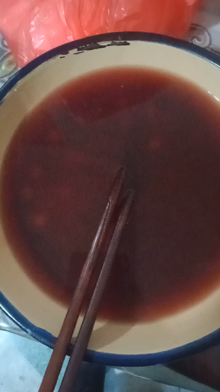 红豆汤南瓜馅包子